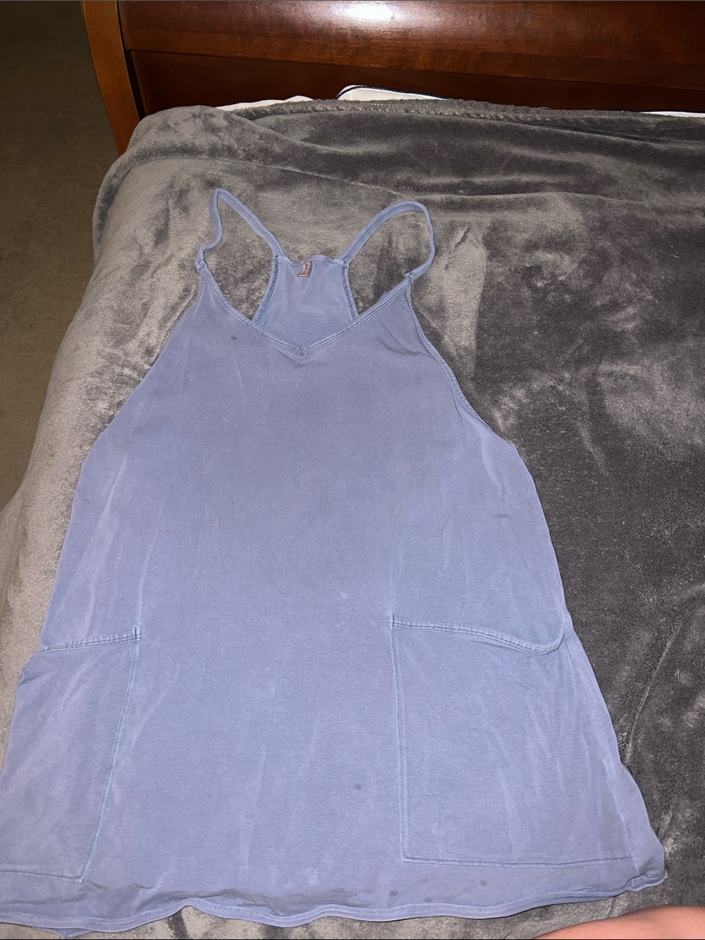 Free People Lavender Blue Racerback Slip Dress